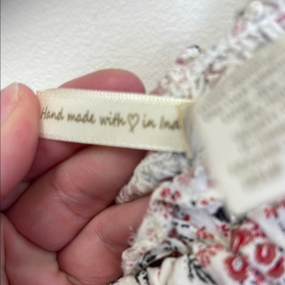 Japna Smocked Tiered strapless jumpsuit size medium - Picture 6 of 9